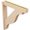 Ekena Millwork 5 1/2-in W x 30-in D x 34-in H Funston Block Rough Cedar Woodgrain TimberThane Outlooker, Primed Tan OUTUR055X30X34FST44RCPR - alternate 4